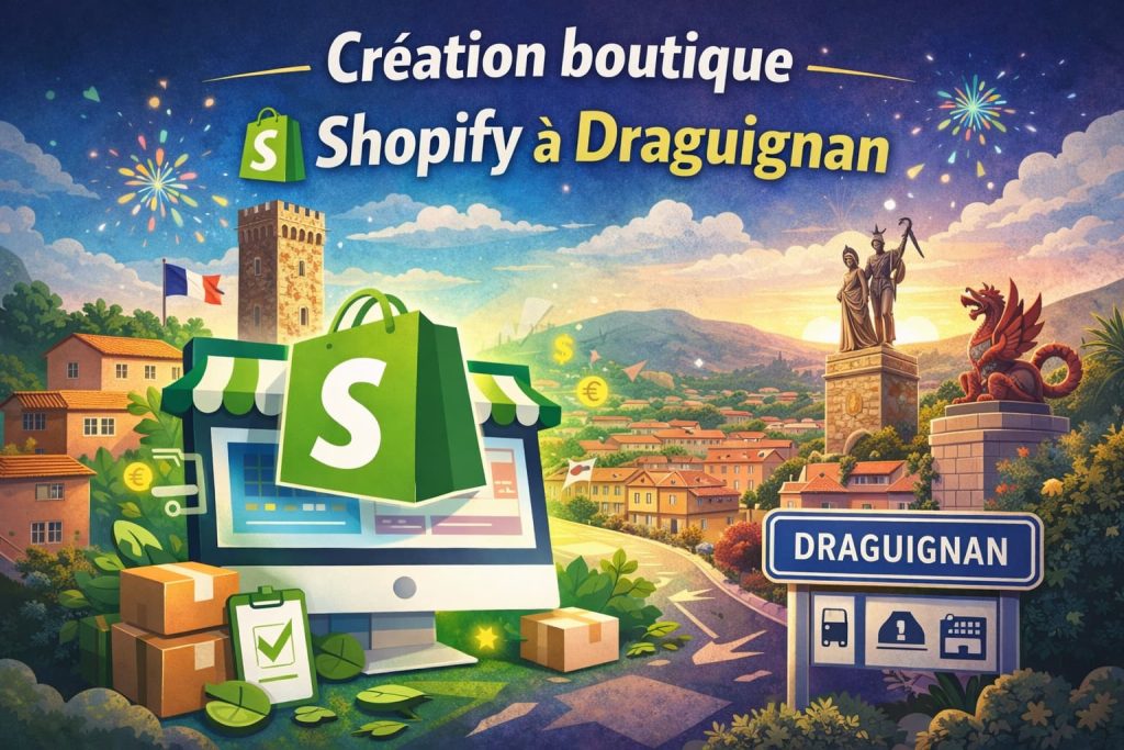 Création boutique Shopify à Draguignan