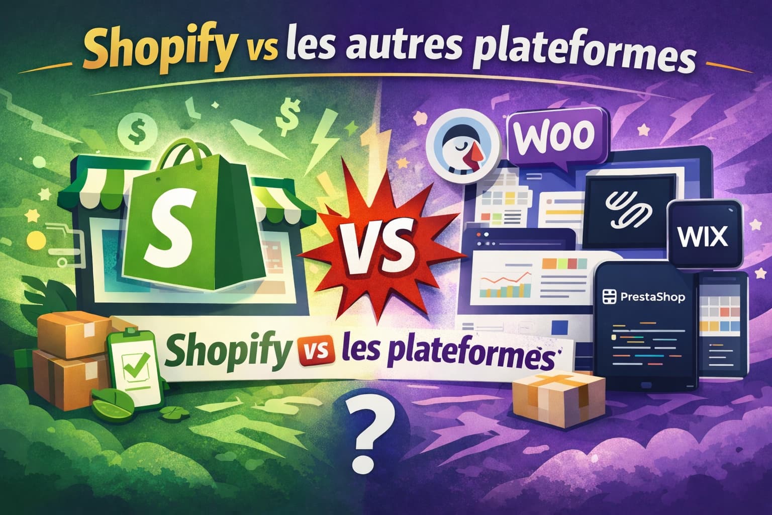 Comparaison Shopify vs WordPress PrestaShop pour e-commerce Draguignan