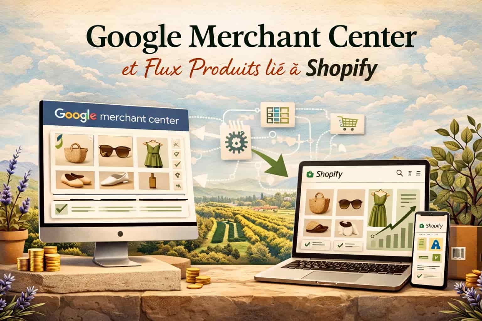 Google Merchant Center et Flux Produits lié à Shopify