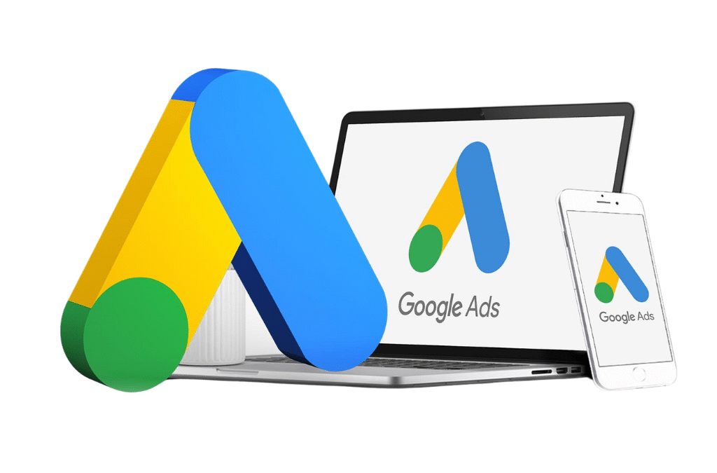 Tableau de bord Google Ads et GA4 affichant des données de tracking Shopify
